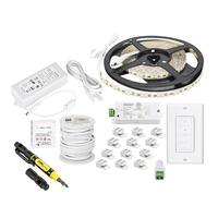 Task Lighting 16' 12 volt 3000K Natural White Dimmable Tape Light Kit